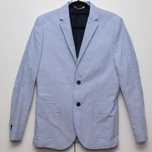 H&M Slim Fit Light Blue Sport Coat/Blazer